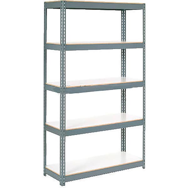 Extra Heavy Duty Shelving 48Wx18Dx60H 6 Shelves 1500 lbs. Cap. Per Shelf GRY